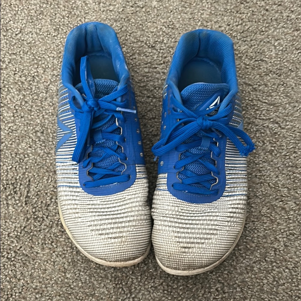Reebok Blue and Gray Athletic Shoes - Picture 4 of 6